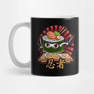 Ninja Sushi Japan Japanese Mug